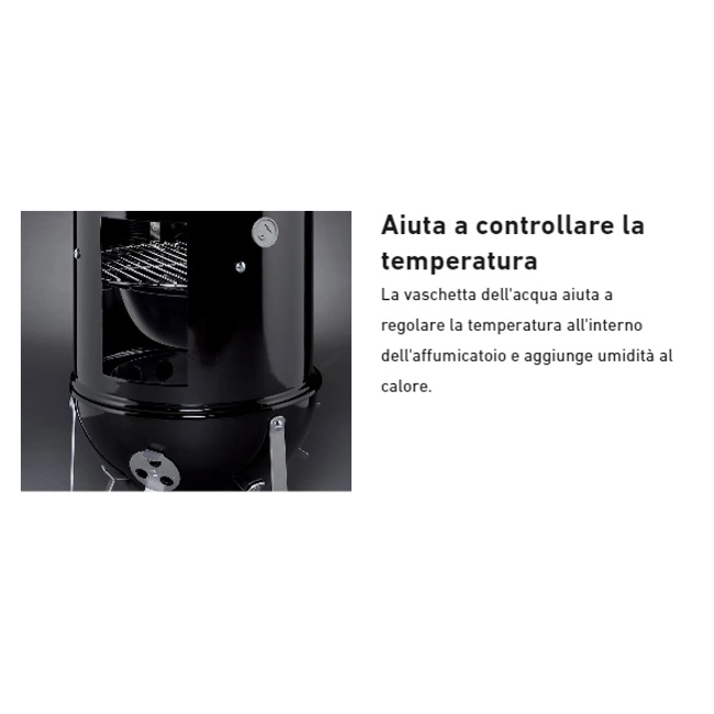 Vendita online Affumicatoio Weber Smokey Mountain Cooker Ø 57 cm black